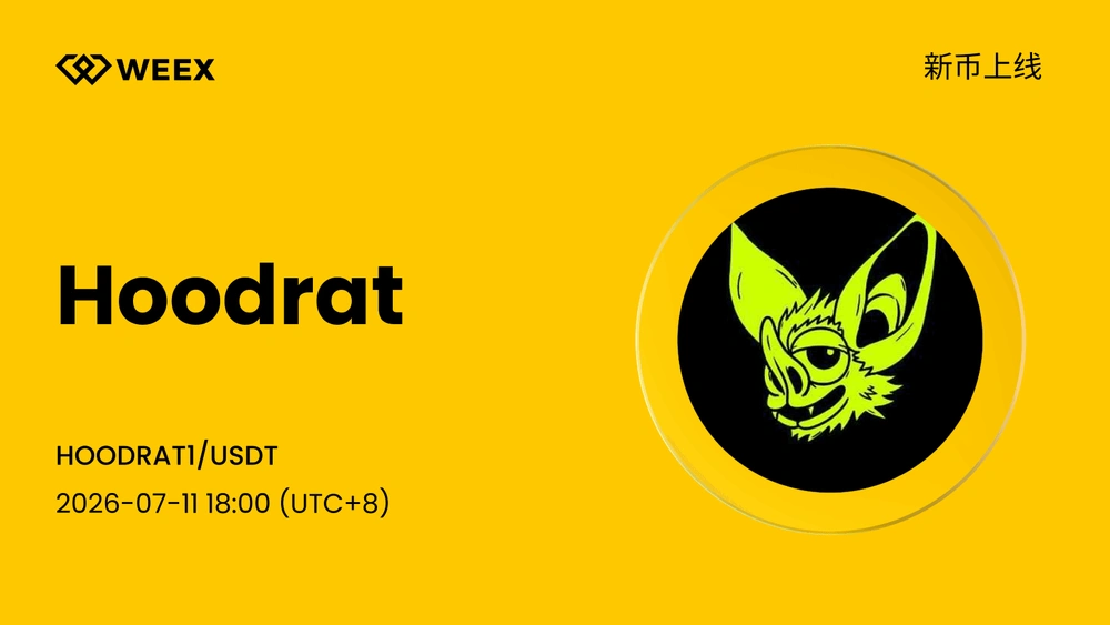 HOODRAT1 (Hoodrat) 现已上线WEEX！